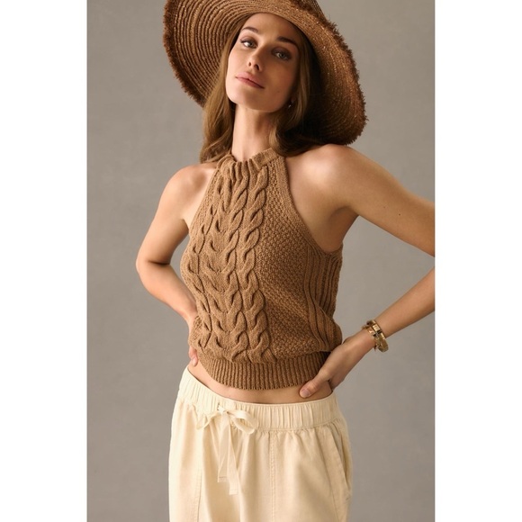 ANTHROPOLOGIE Pilcro Linen Drawstring Pants Cream NWT - Picture 3 of 8